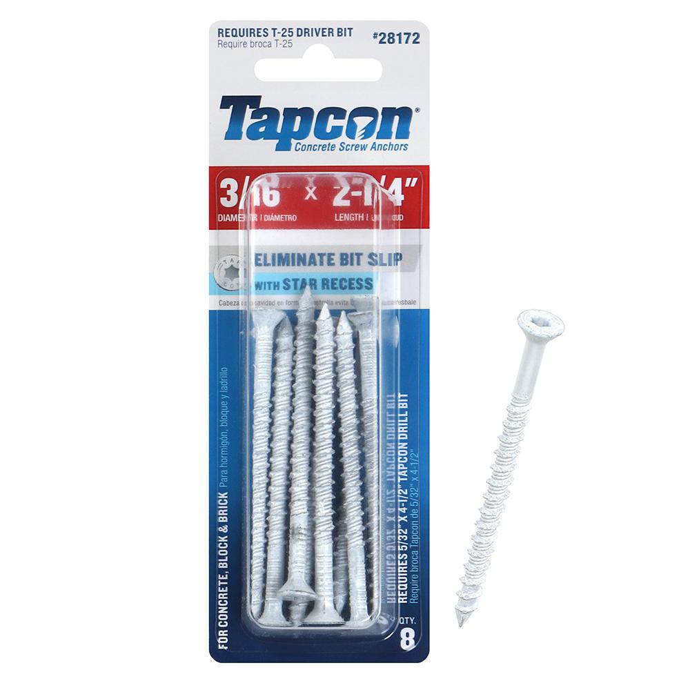 tapcon-3-16-in-x-2-1-4-in-white-star-flat-head-concrete-anchors-8