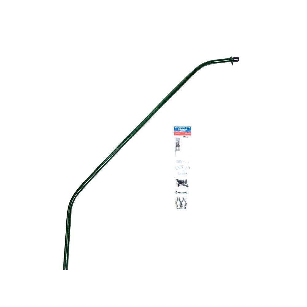 Original Extended Hunter Green Single Hook Swinging Bird Feeder and Plant...