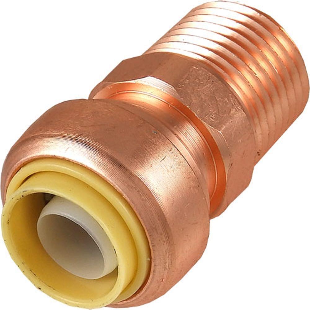 Push Fit Copper Fittings Fittings The Home Depot