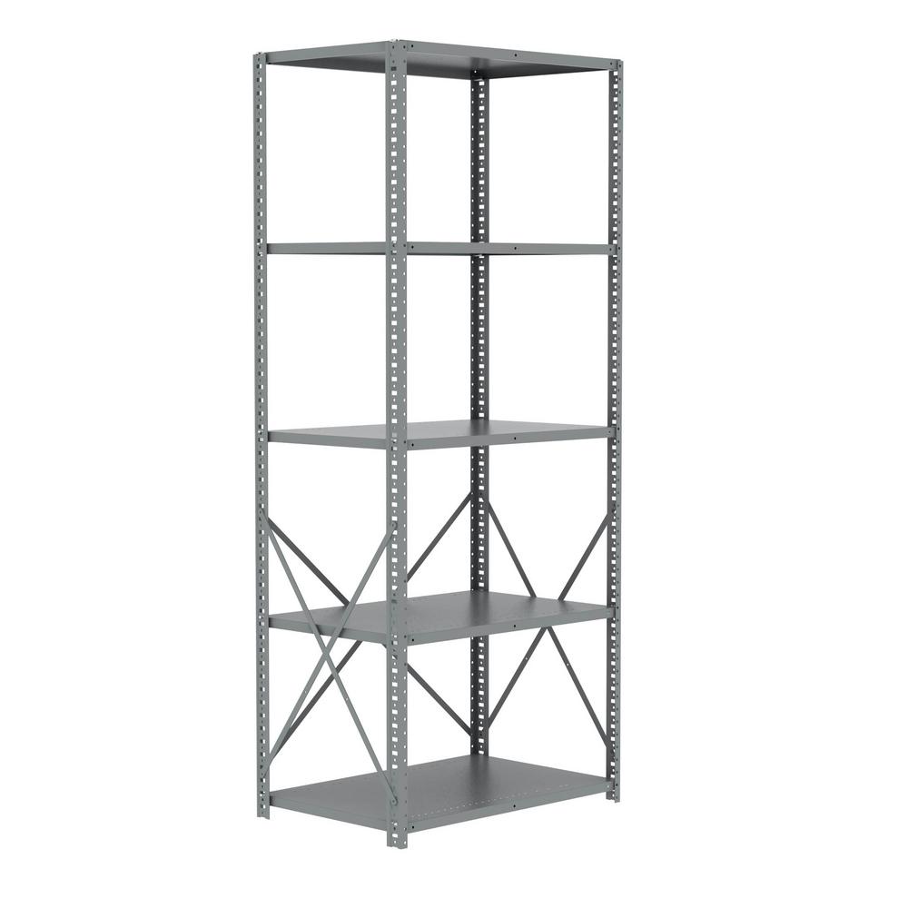 Storage Concepts 5-Tier Boltless Steel Garage Storage Shelving Unit (36 ...