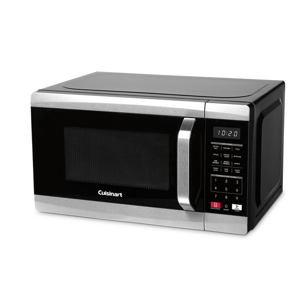 Cuisinart 0 7 Cu Ft 700 Watt Countertop Microwave In Black And