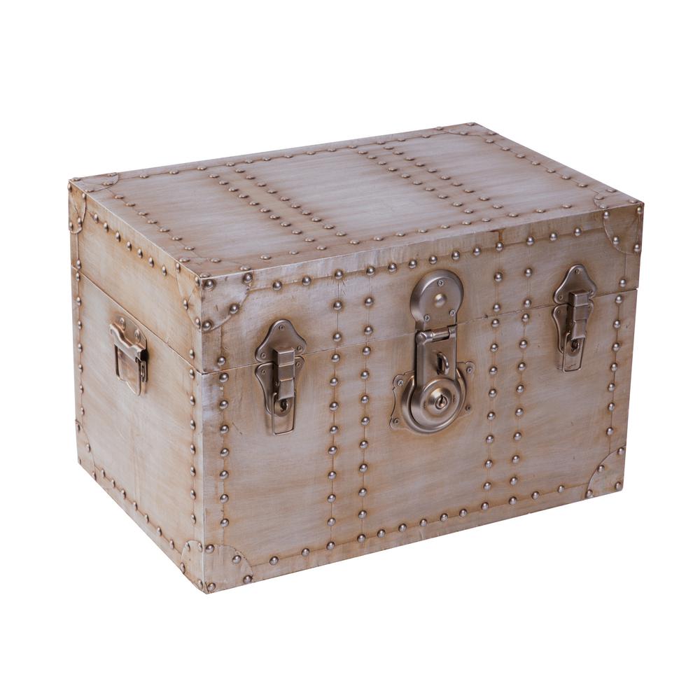 small lockable wooden box