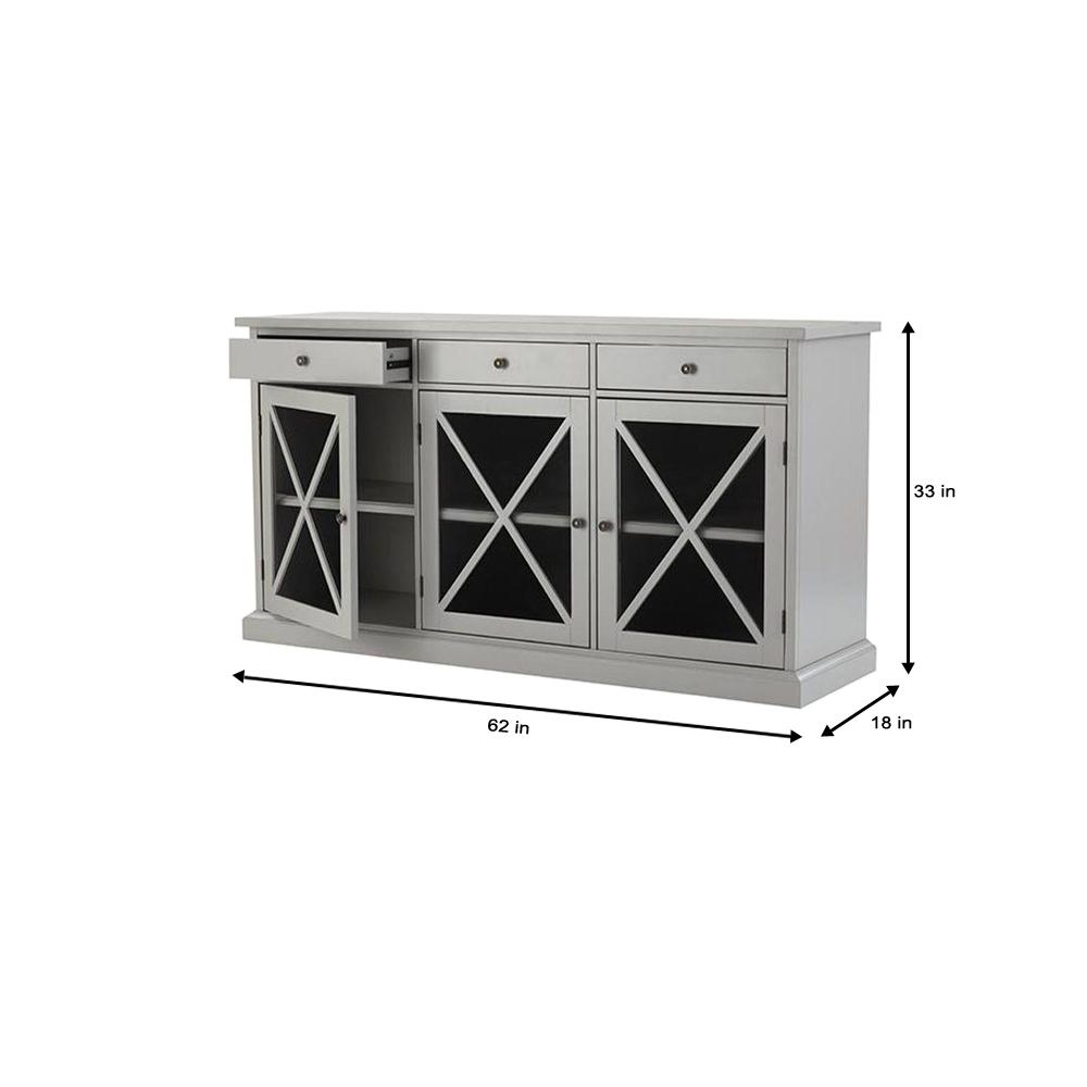 Home Decorators Collection Hampton Grey Buffet Sk17912ar2 G The