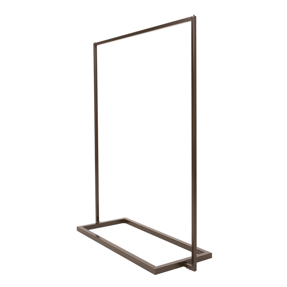 Linea Statuary Bronze Metal Clothes Rack (54 in. W x 66 in. H)