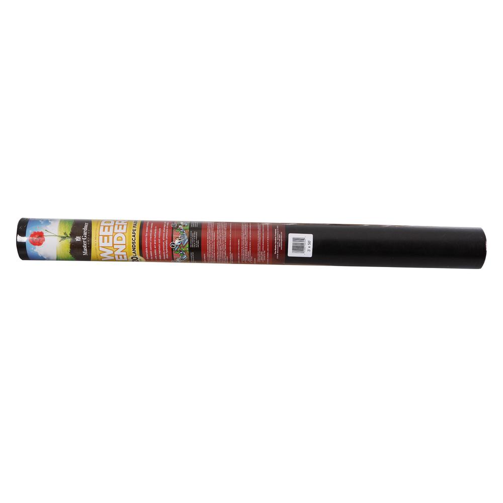 Master Gardner Weedender 25-Year Commercial Grade Weed Control Landscape Fabric 3 Feet x 50 Feet