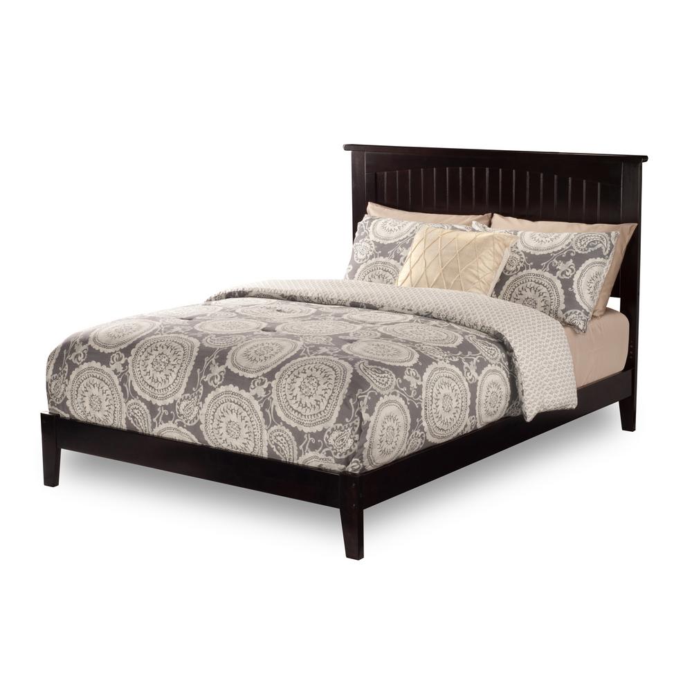 Atlantic Furniture Nantucket Queen Platform Bed with Open ...