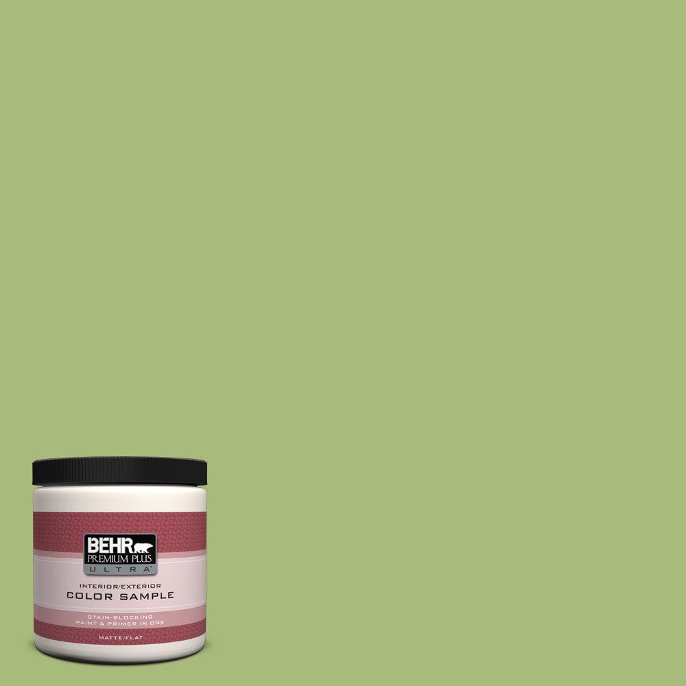Behr Premium Plus Ultra 8 Oz P370 5 Lazy Caterpillar Matte P370 5 Lazy Caterpillar Matte Interior Exterior Paint And Primer In One Sample