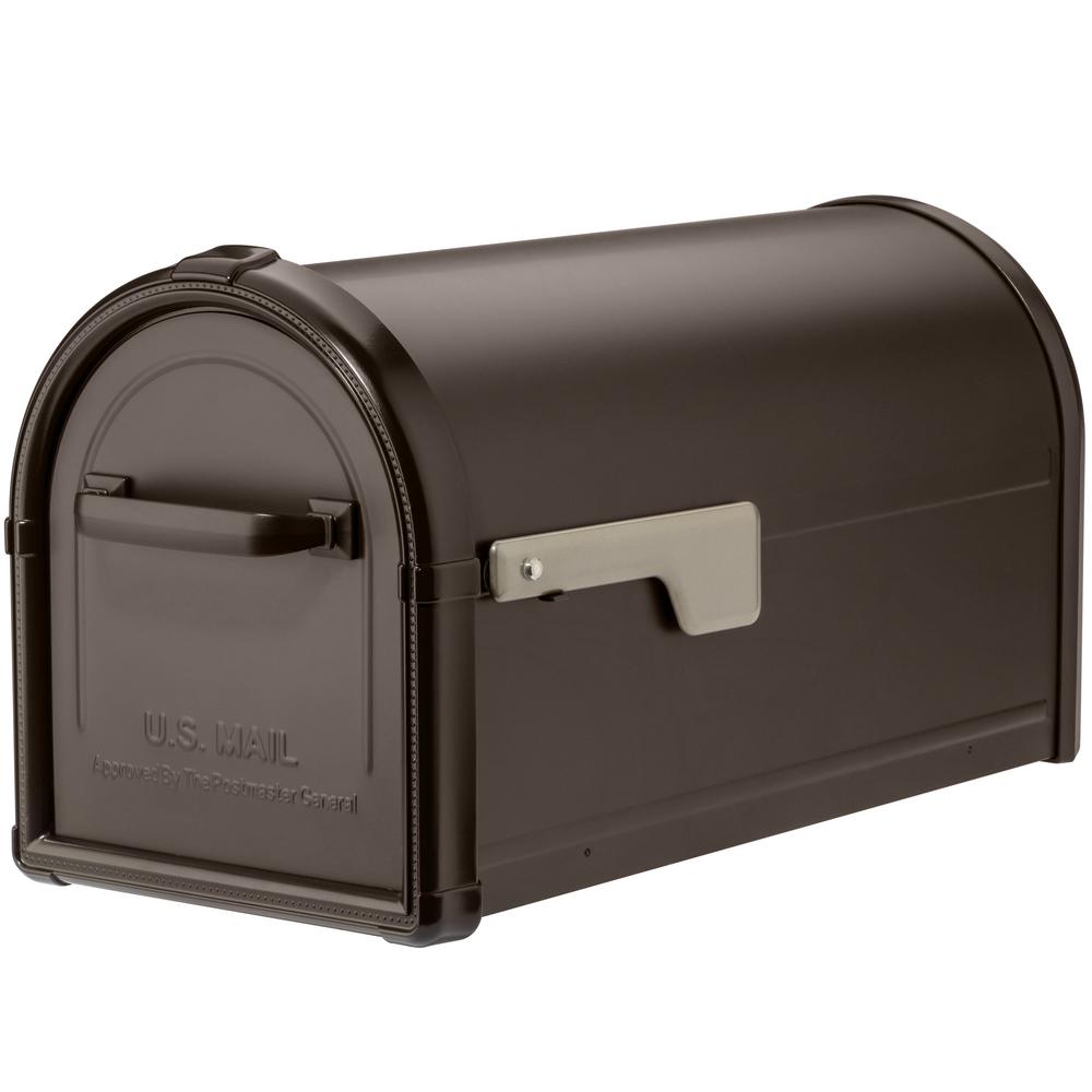 Whitehall Products Streetside Mailbox In French Bronze-16000 - The Home ...