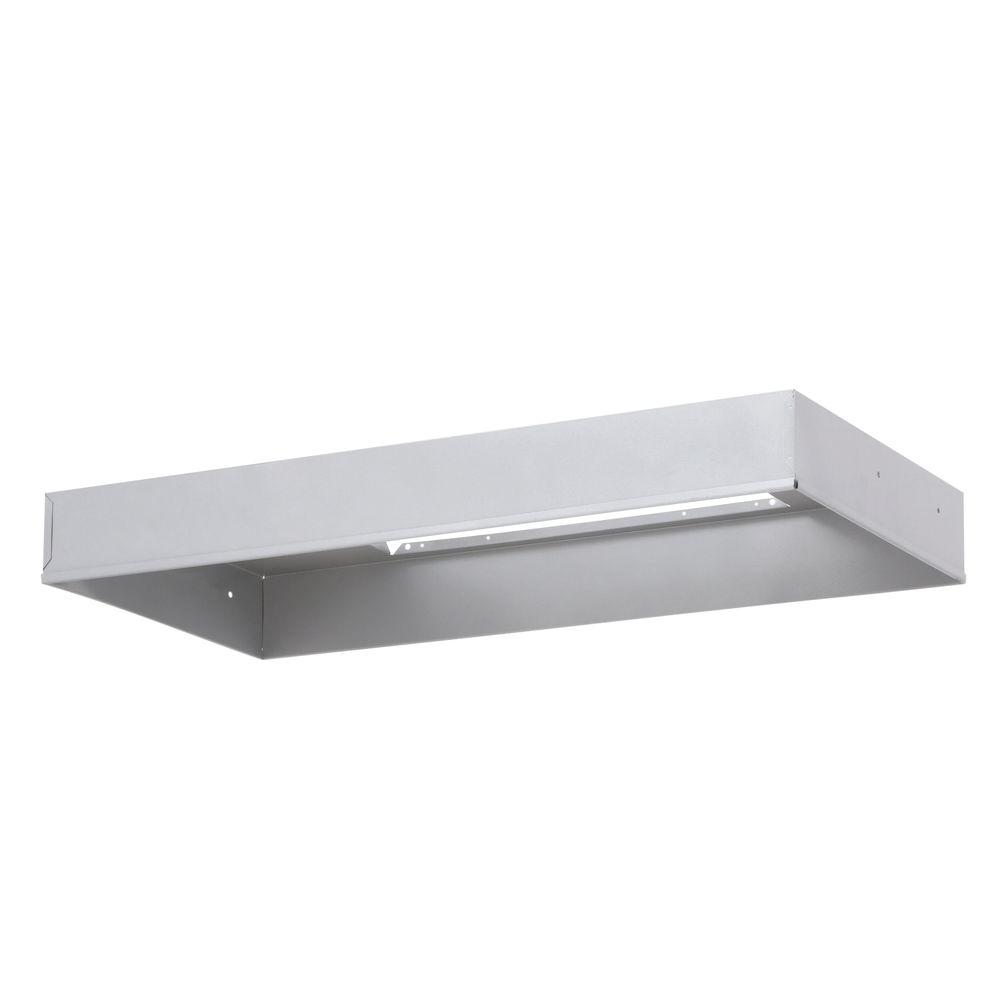 Broan 36 In Pack Box Liner Insert For Range Hoods Pack Box Liner Insert For Broan Range Hoods In Silver