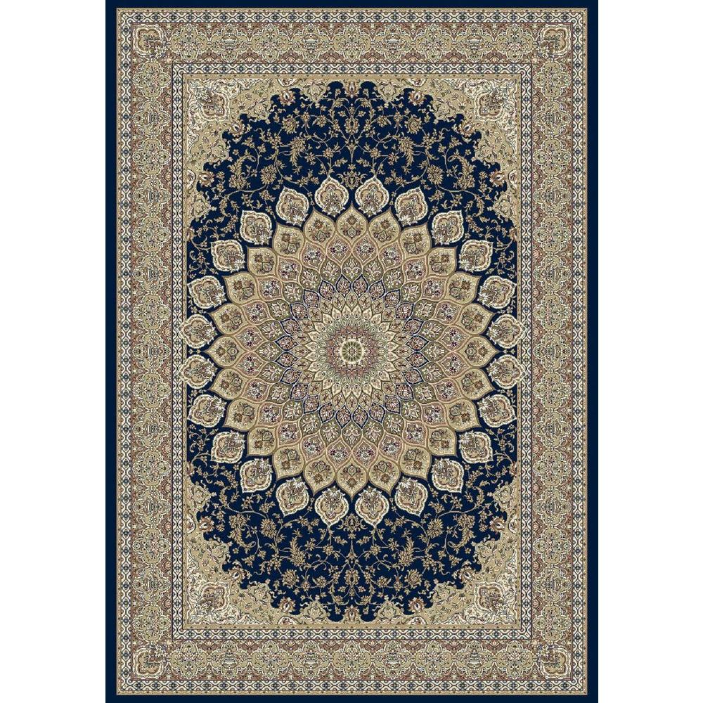 Home Decorators Collection Lawrence Navy 5 ft. x 8 ft. Indoor Area Rug