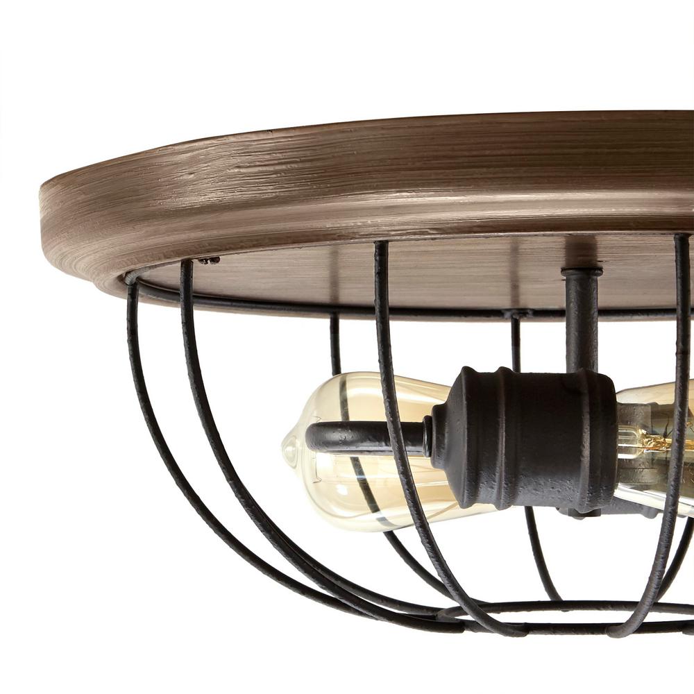 Home Decorators Collection 15 75 In 2 Light Vintage Bronze