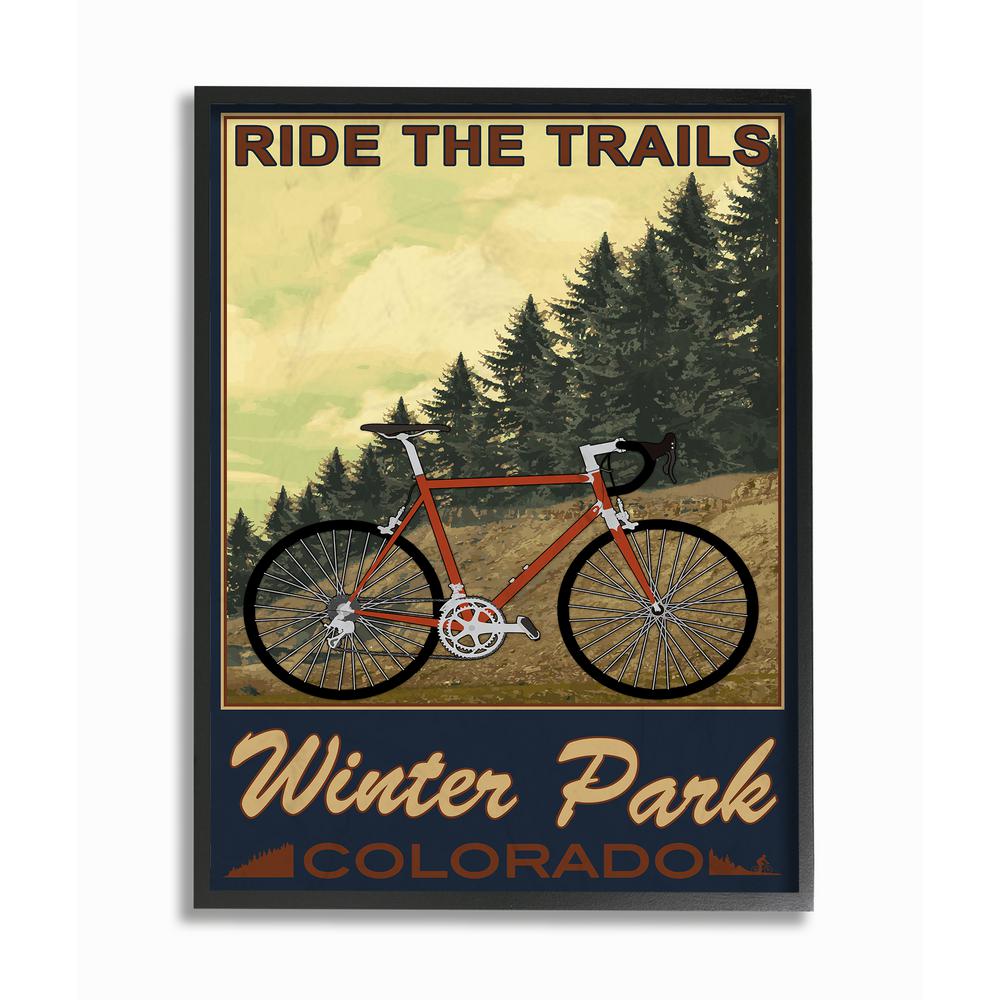 The Stupell Home Decor Collection 24 In X 30 In Ride The Trails