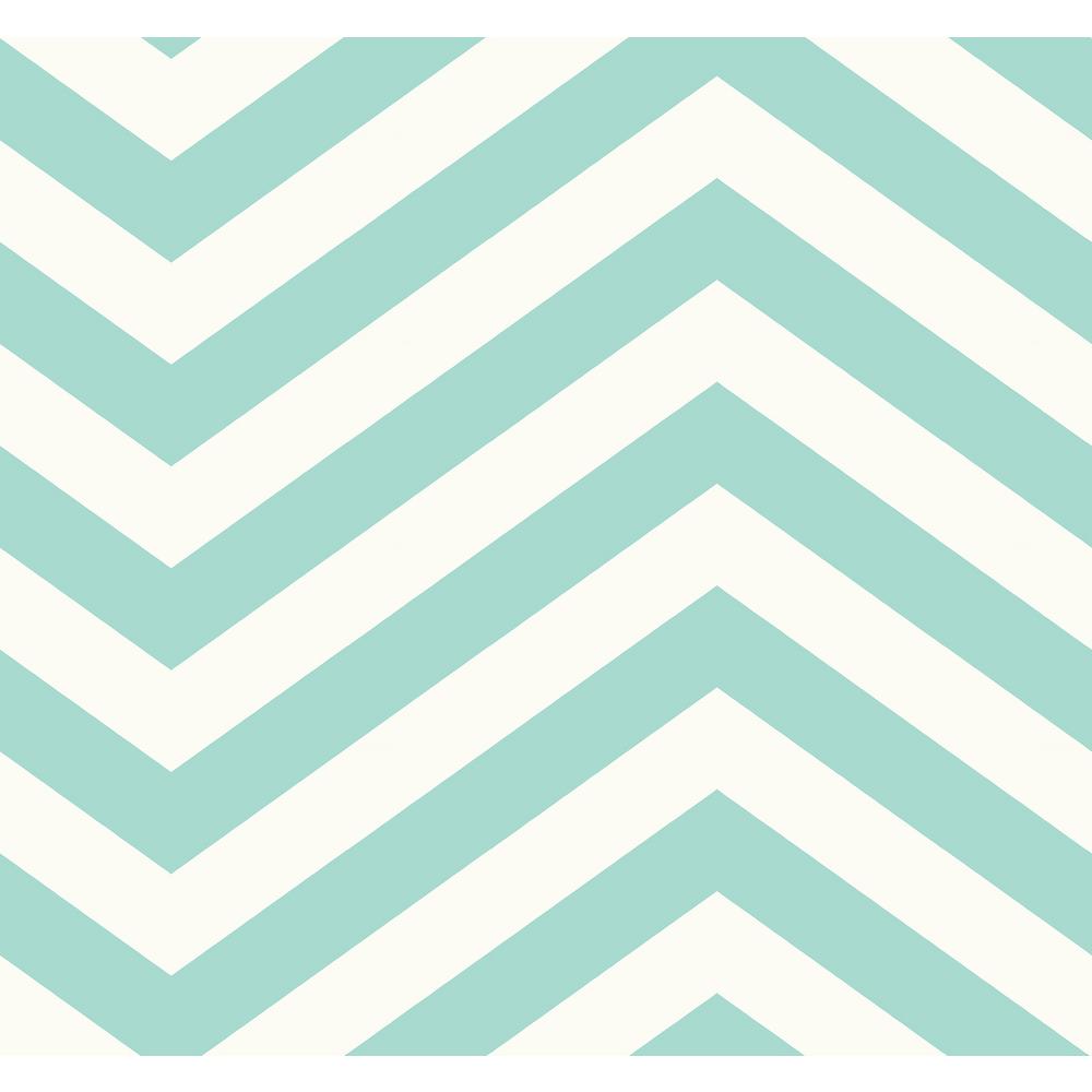 aqua chevron wrapping paper