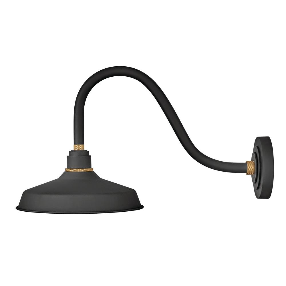 Hinkley Lighting Foundry Medium 1 Light Textured Black Gooseneck