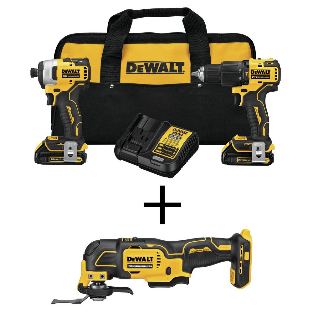 DEWALT ATOMIC 20-Volt MAX Lithium-Ion Cordless Brushless 1/2 In ...