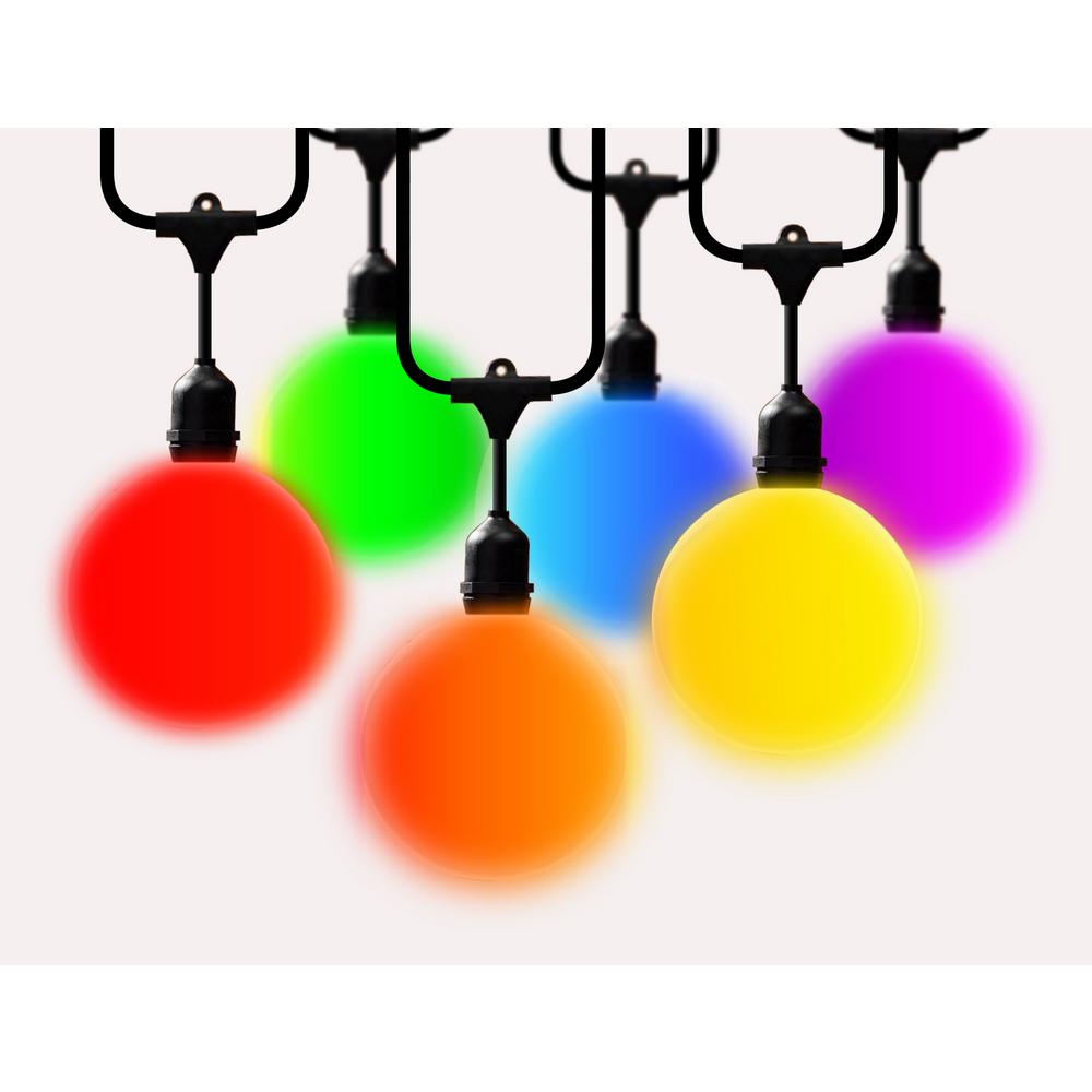 Meilo 14 Ft G40 Globe Led String Lights Color Changing 2 Pack Ft G40 Globe Led String Lights