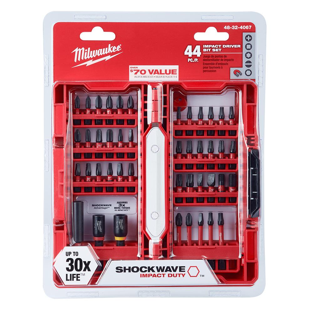 Milwaukee Shockwave Impact Duty Driver Bit Set (44Piece)48324067