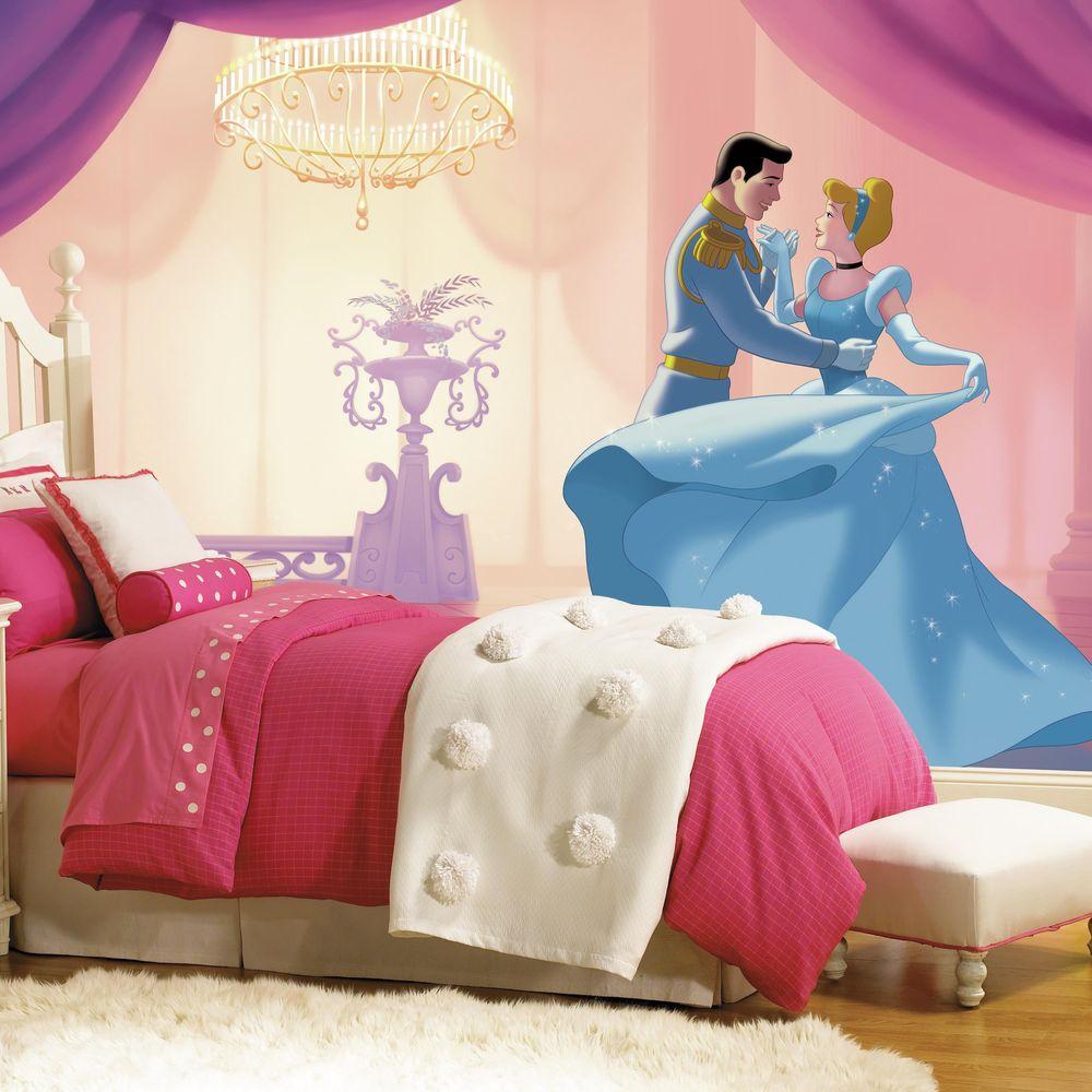 RoomMates 72 in. x 126 in. Disney Princess Cinderella So This Is Love ...