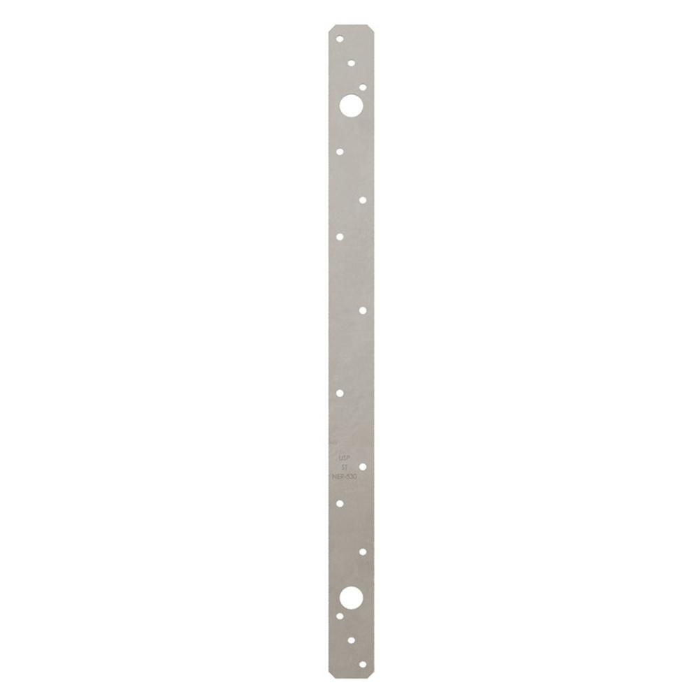 MiTek 1-1/4 in. x 21-5/8 in. G90 16-Gauge Strap Tie-UST22 - The Home Depot