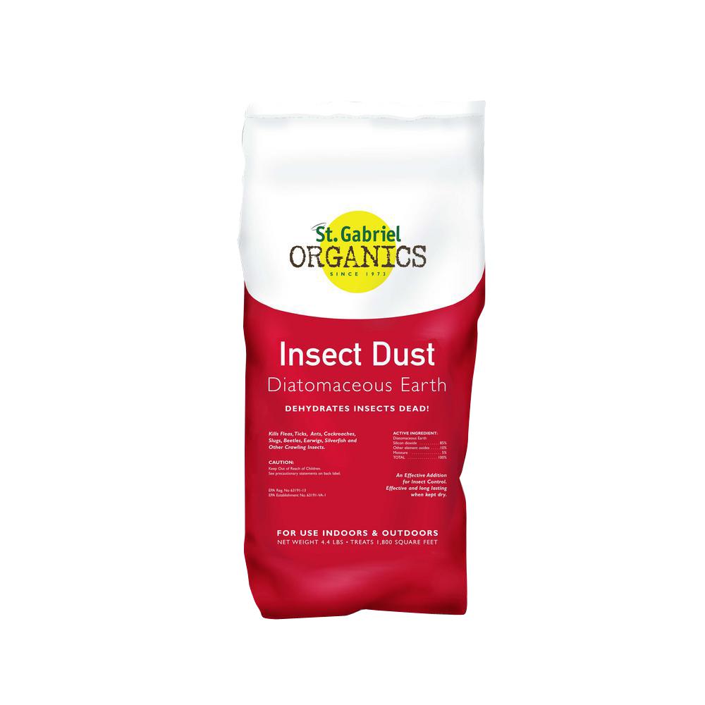 St Gabriel Organics Insect Dust 4 4 Lb Diatomaceous Earth Indoor