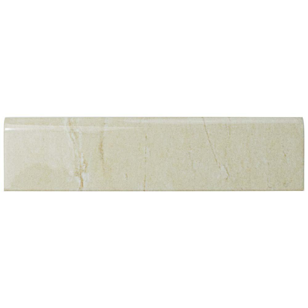 Merola Tile Ferraras Base 2 In X 8 Ceramic Bullnose Wall Trim Merola Tile Ferraras Base 2 In X 8 Ceramic Bullnose Wall Trim