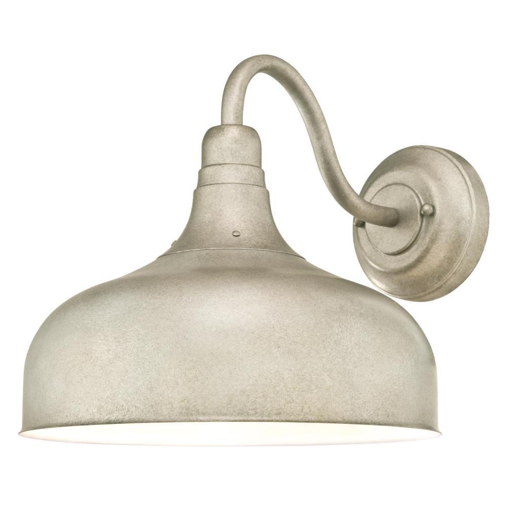 Westinghouse Ithaca Weathered Steel 1Light Outdoor Integrated LED Wall Mount Lantern6315500