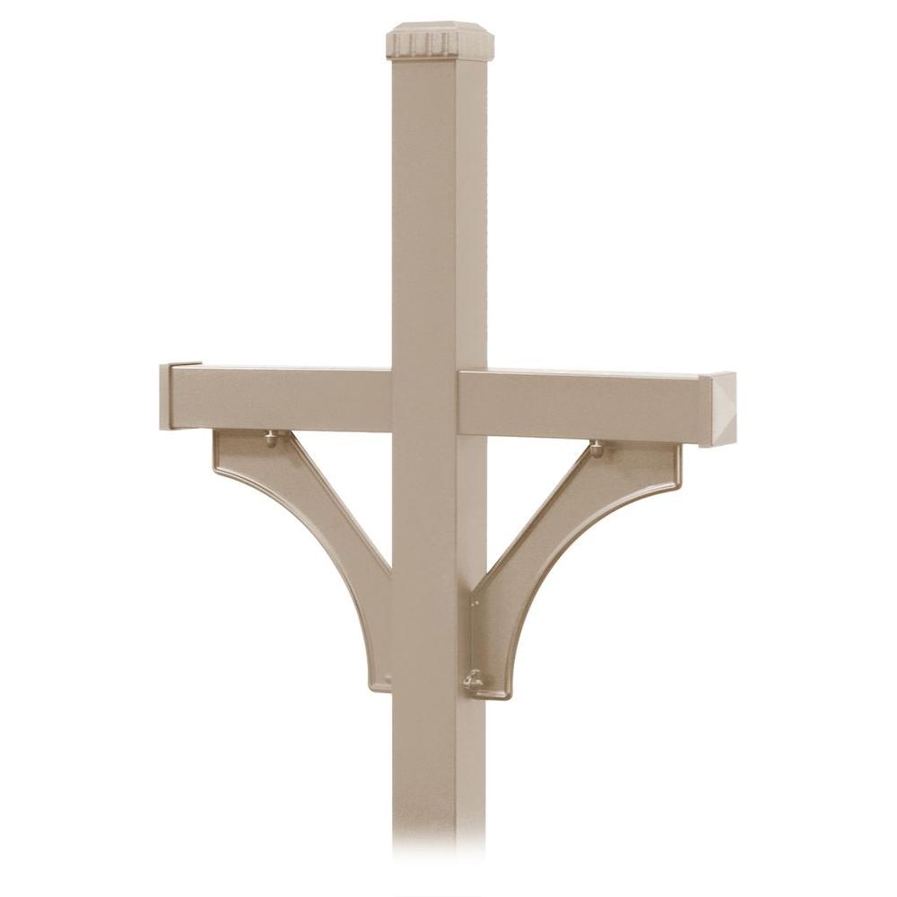 Salsbury Industries Deluxe 1Sided InGround Mounted Mailbox Post for