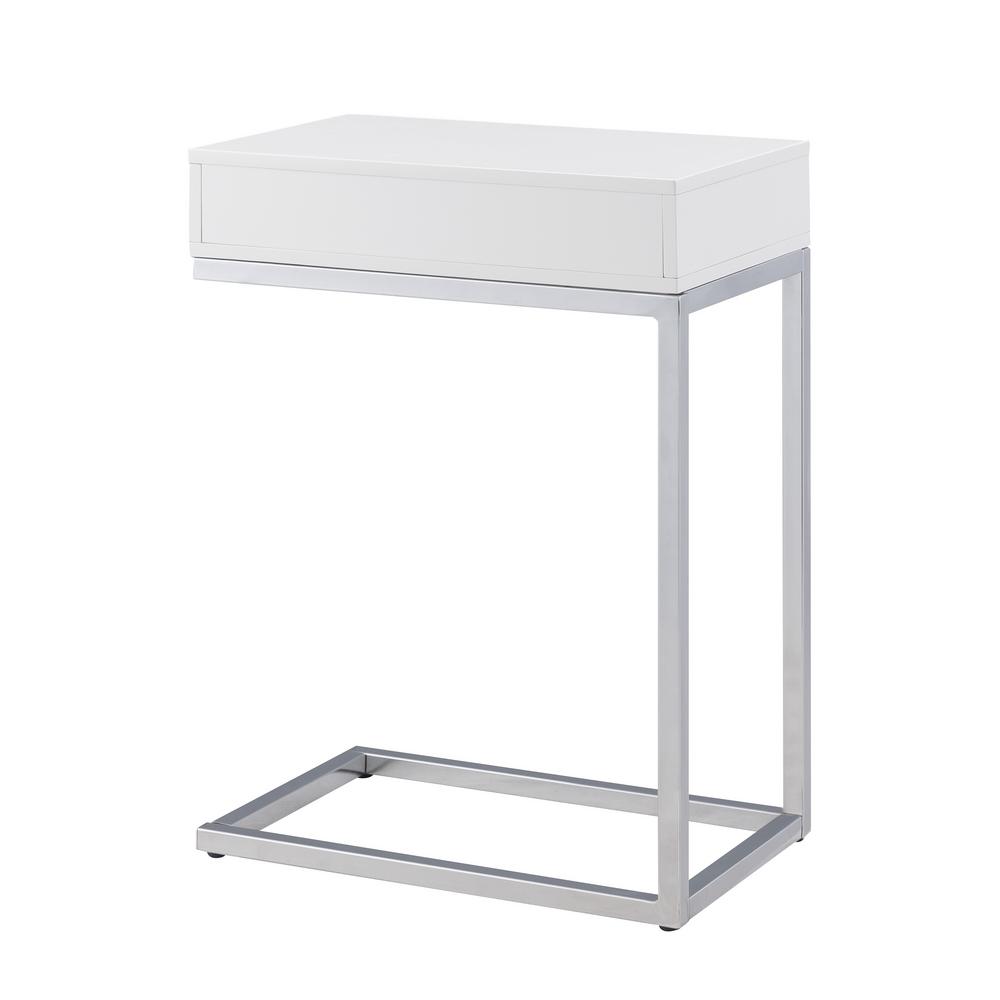 Ina Cottage Bence White Storage C Table Cl2418 Wht