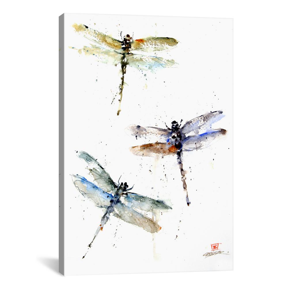 Dragonflies By Dean Crouser Canvas Wall Art