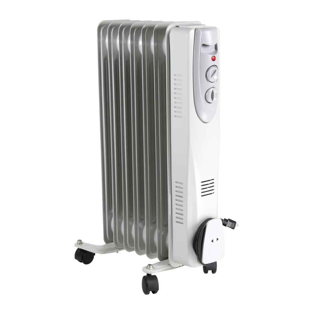 Comfort Zone 1200 Watt Electric Oil Filled Radiant Portable Heater