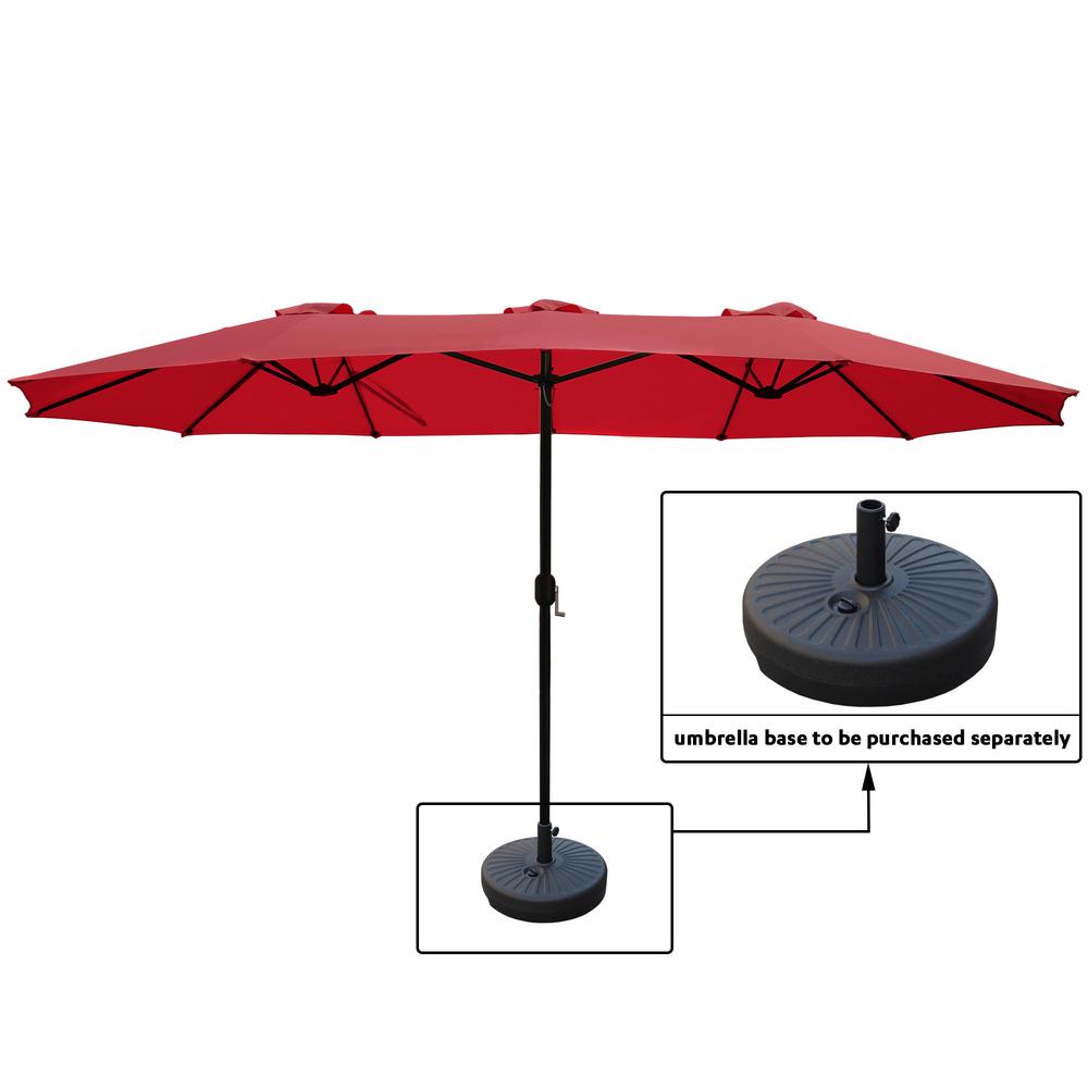 9 ft rectangular patio umbrella