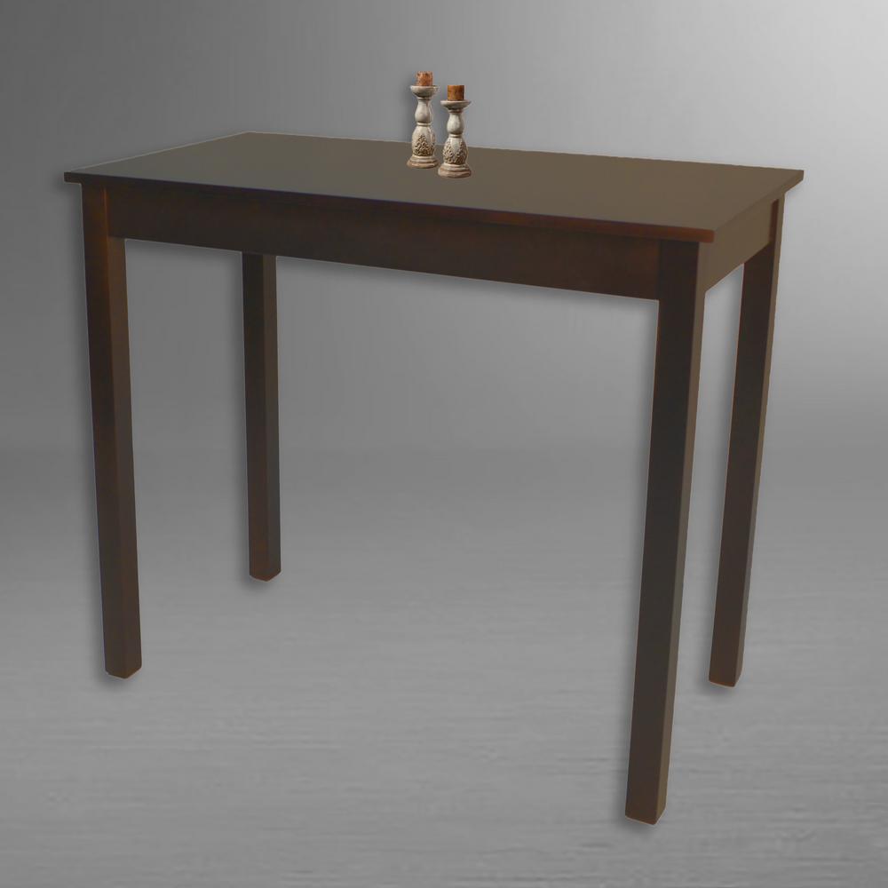 Carolina Cottage Cafe Antique Black Pub Bar Table 2242esp The