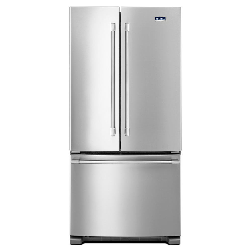 33 Inch Wide Maytag Refrigerators Appliances The Home Depot