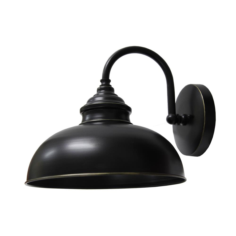 Y Decor Outdoor Wall Mounted Lighting The 1 Light Imperial Black Outdoor Wall Mount Sconce