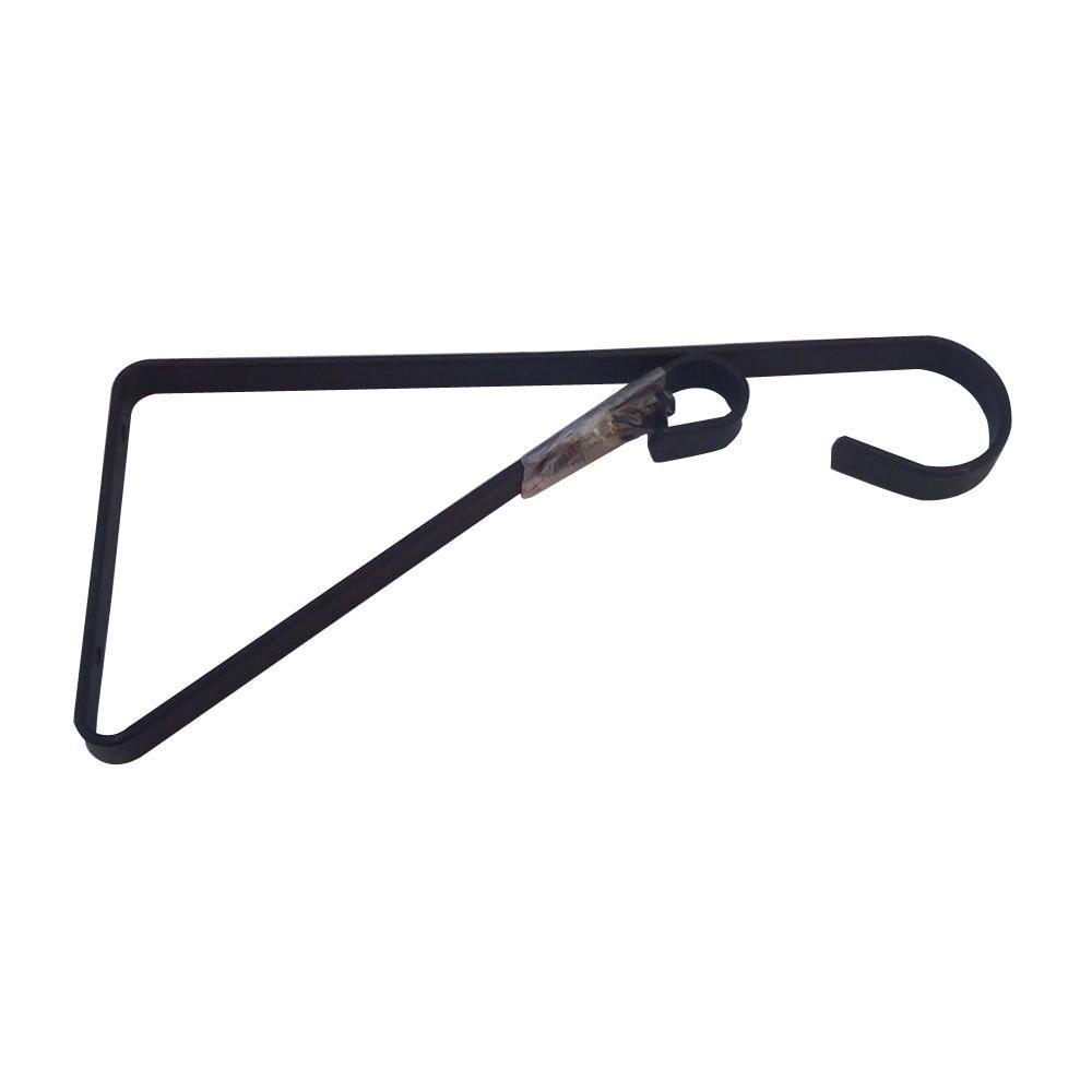 Vigoro 9 81 In X 0 625 4 5 Black Iron Plant Bracket Black Iron Plant Bracket