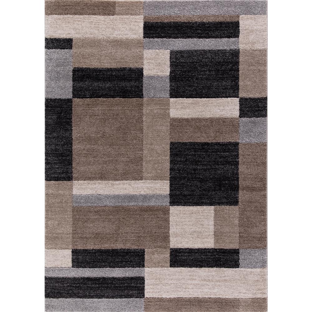Bazaar Squares Multicolor 5 Ft 3 In X 7 Block Design