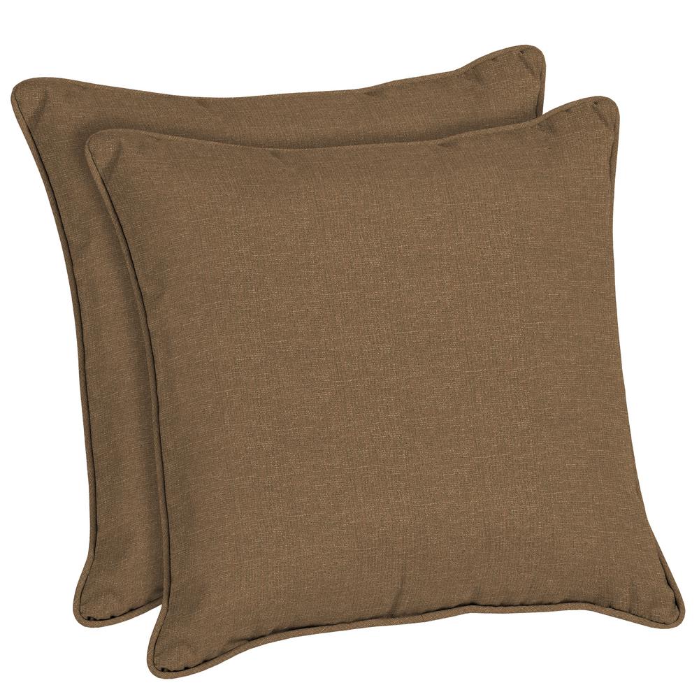 Home Decorators Collection Sunbrella Cast Teak Square Outdoor