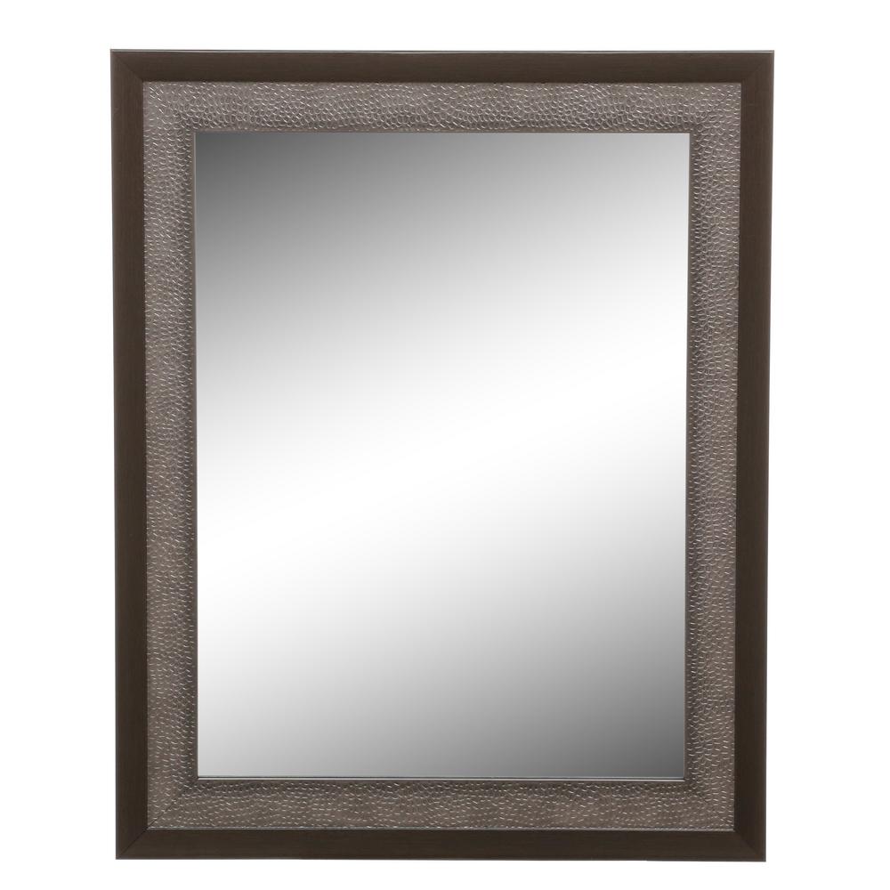 Home Decorators Collection 23 In W X 29 H Framed Rectangular Anti Fog Bathroom Vanity Mirror Pewter And Espresso Finish 81165 The Depot - Pewter Oval Framed Wall Mirror Home Decorators Collection 23 In W X 29 H Framed Rectangular Anti Fog Bathroom Vanity Mirror Pewter And Espresso Finish 81165 The Depot - Pewter Oval Framed Wall Mirror