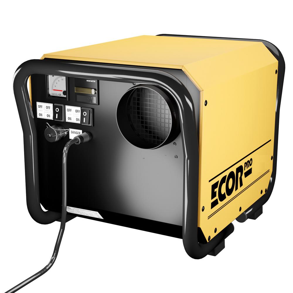 Ecor Pro 74 Pint Portable Industrial Desiccant Dehumidifier For 