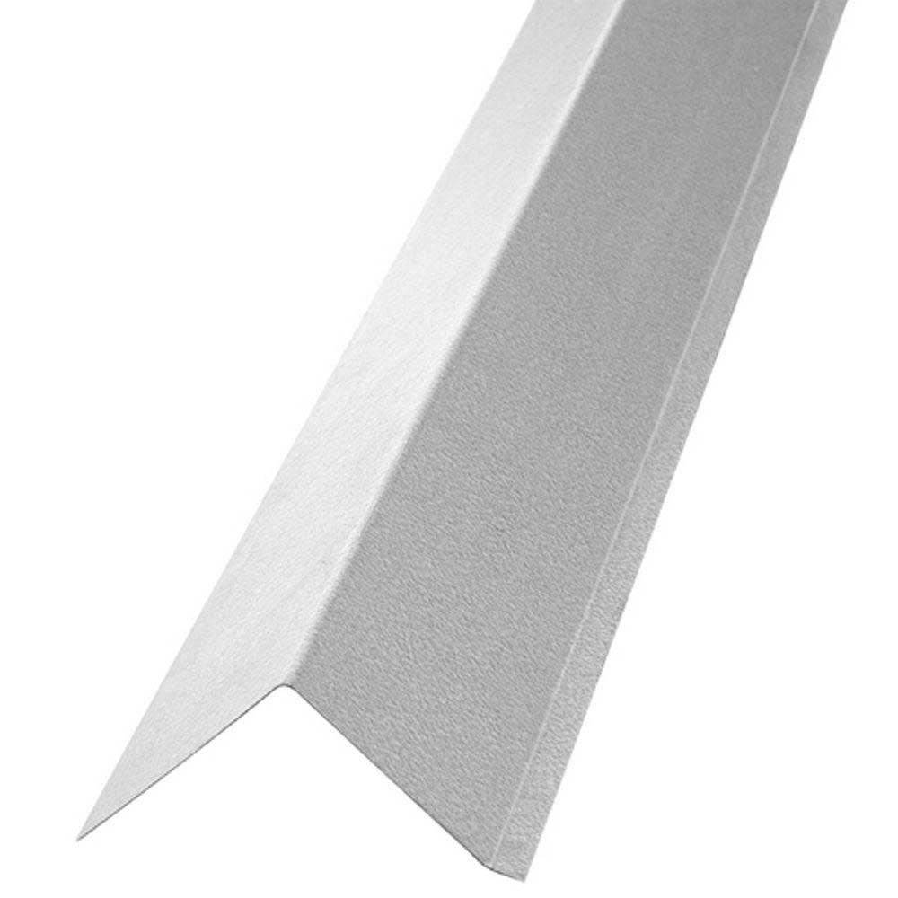 Gibraltar Building Products 1 1 4 In X 1 1 2 In X 10 Ft Galvanized Steel Drip Edge Flashing 15539 The Home Depot