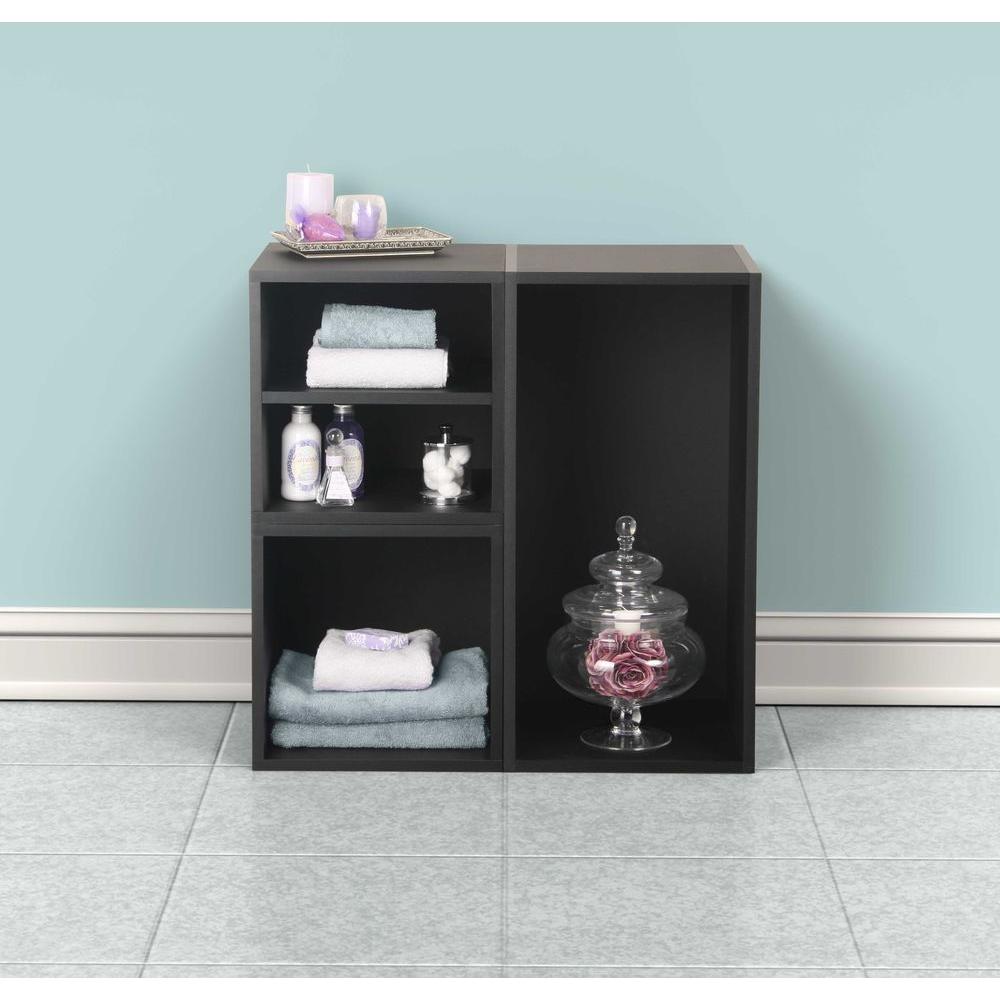 Foremost Modular Storage Cubes Ideas Foremost 15 In X Black Open 1 Cube Organizer 327606 The