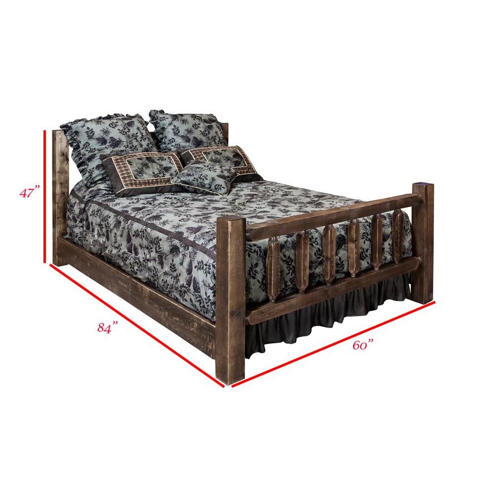 Montana Woodworks Homestead Collection Medium Brown Full Bed