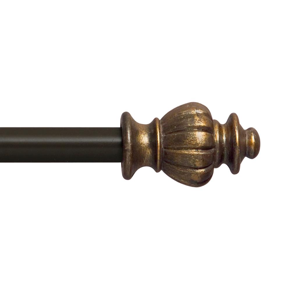 Kenney 48 In 86 Othello 1 2 Petite Cafe Decorative Window Kenney 48 In 86 Othello 1 2 Petite Cafe Decorative Window Curtain Rod Oil Rubbed Bronze 55844rem The Home Depot