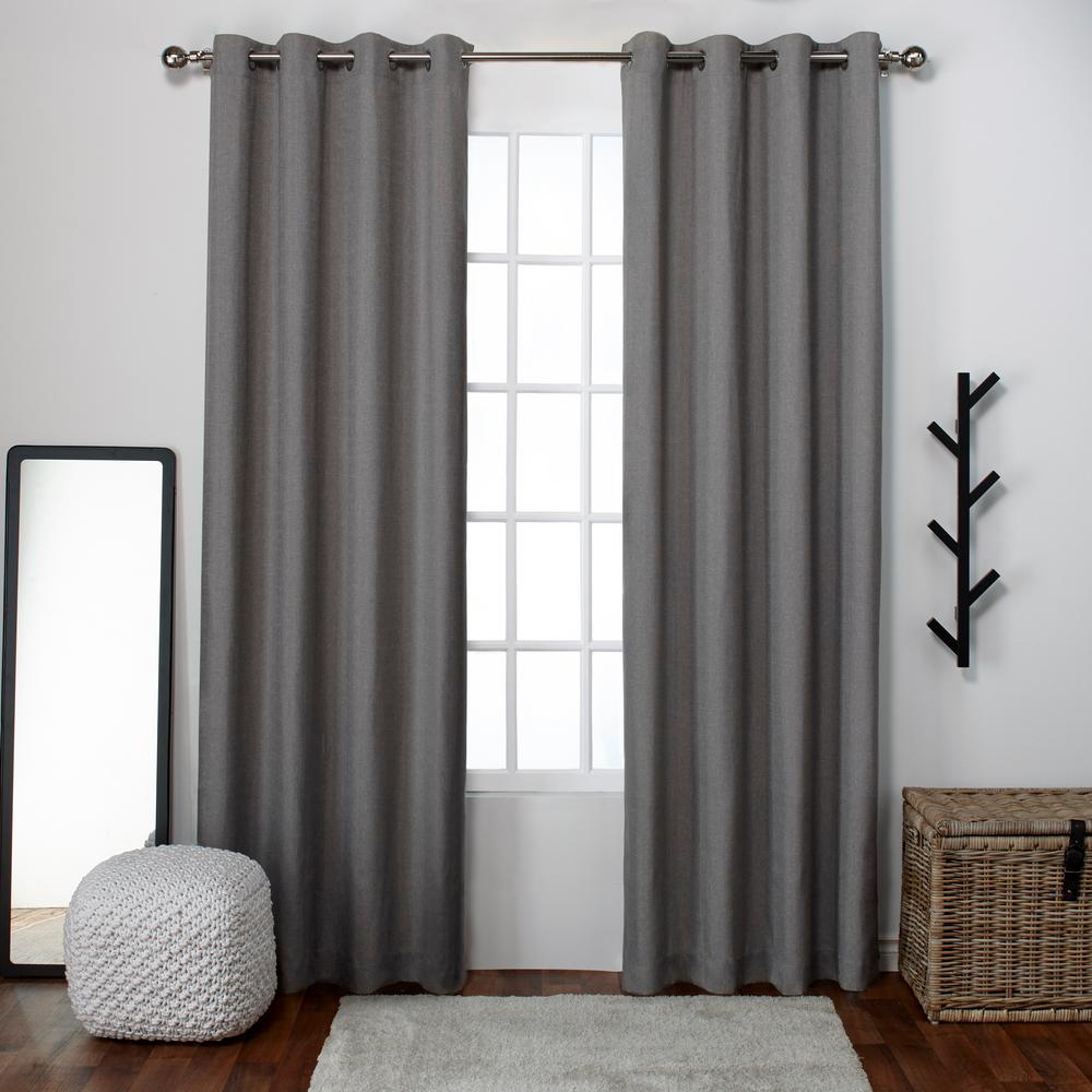 Exclusive Home Curtains Loha Winter Linen Pinch Pleat Top Curtain 27