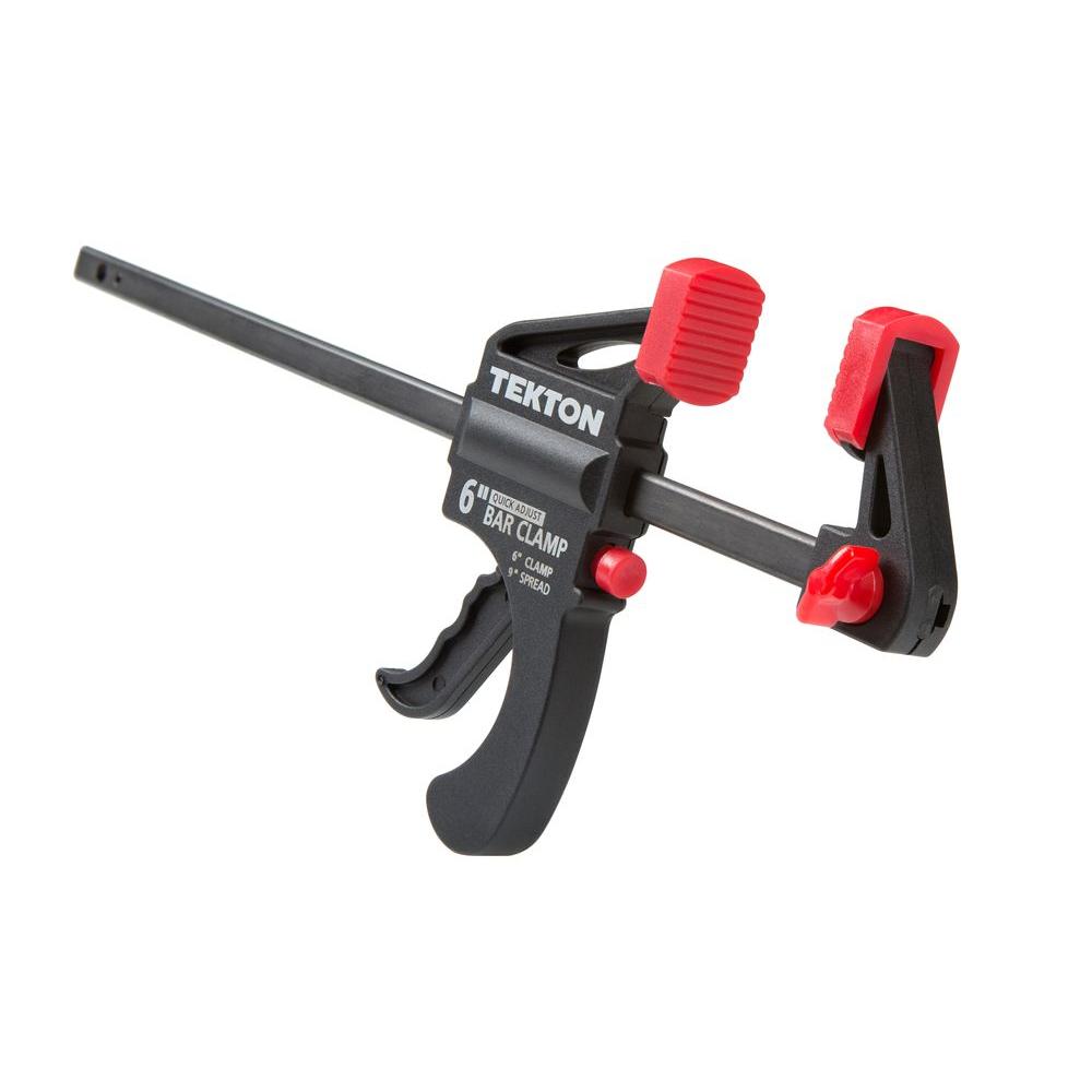 TEKTON 6 in. Ratchet Bar Clamp / 9 in. Spreader39180 The Home Depot