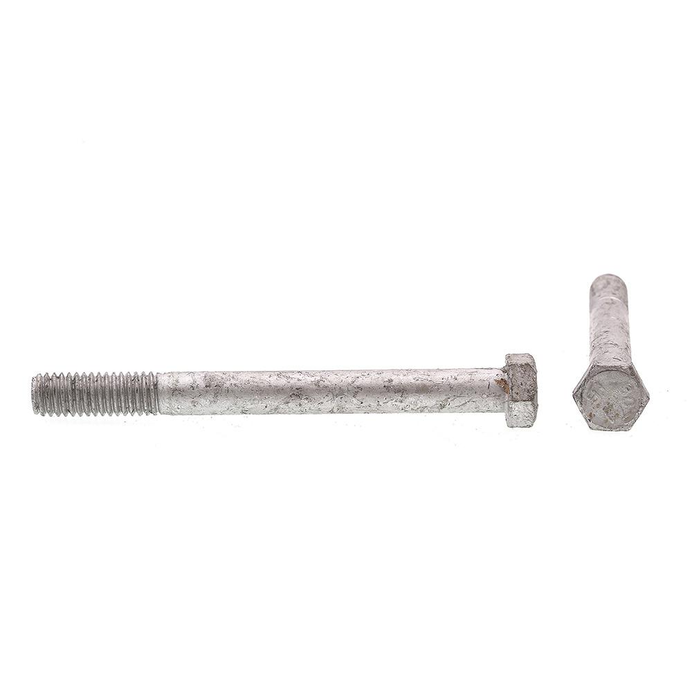 A307 Grade A Hot Dip Galvanized Steel 3//8 in.-16 X 4 in. 50-Pack Prime-Line 9059963 Hex Bolts