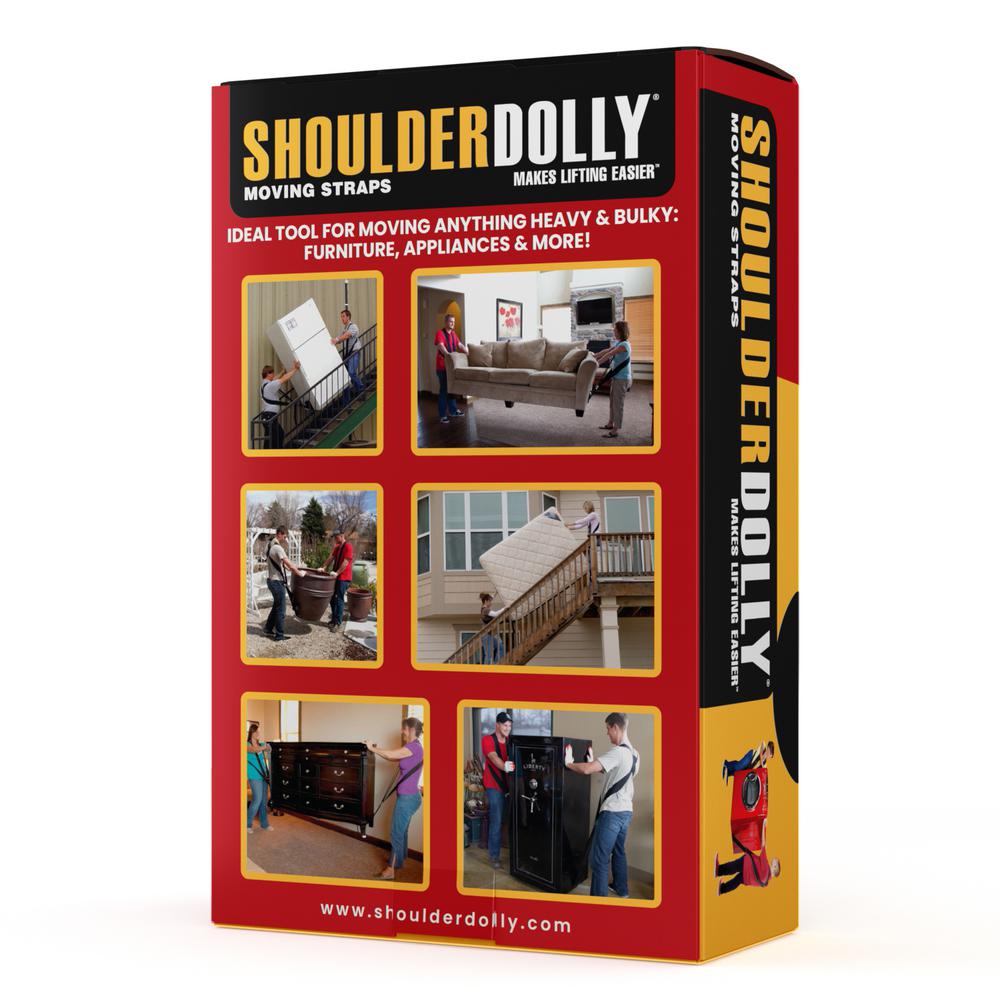 Shoulder Dolly Shoulderdolly 12 Ft L X 5 In W Moving Straps For Items Up To 800 Lb Ld1000 The Home Depot