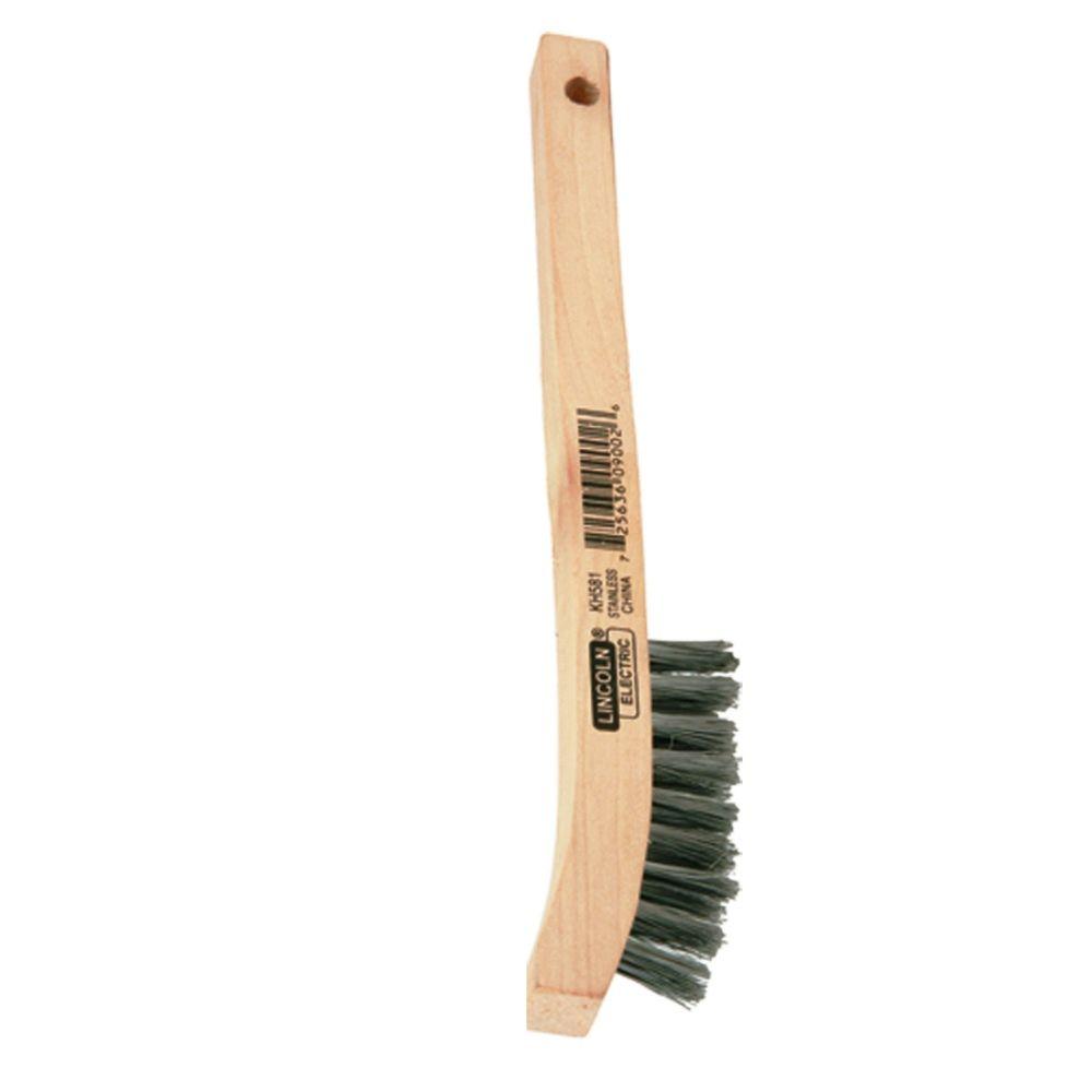 Lincoln Electric 9 In Long Wooden Handled Stainless Steel Welding Wire 