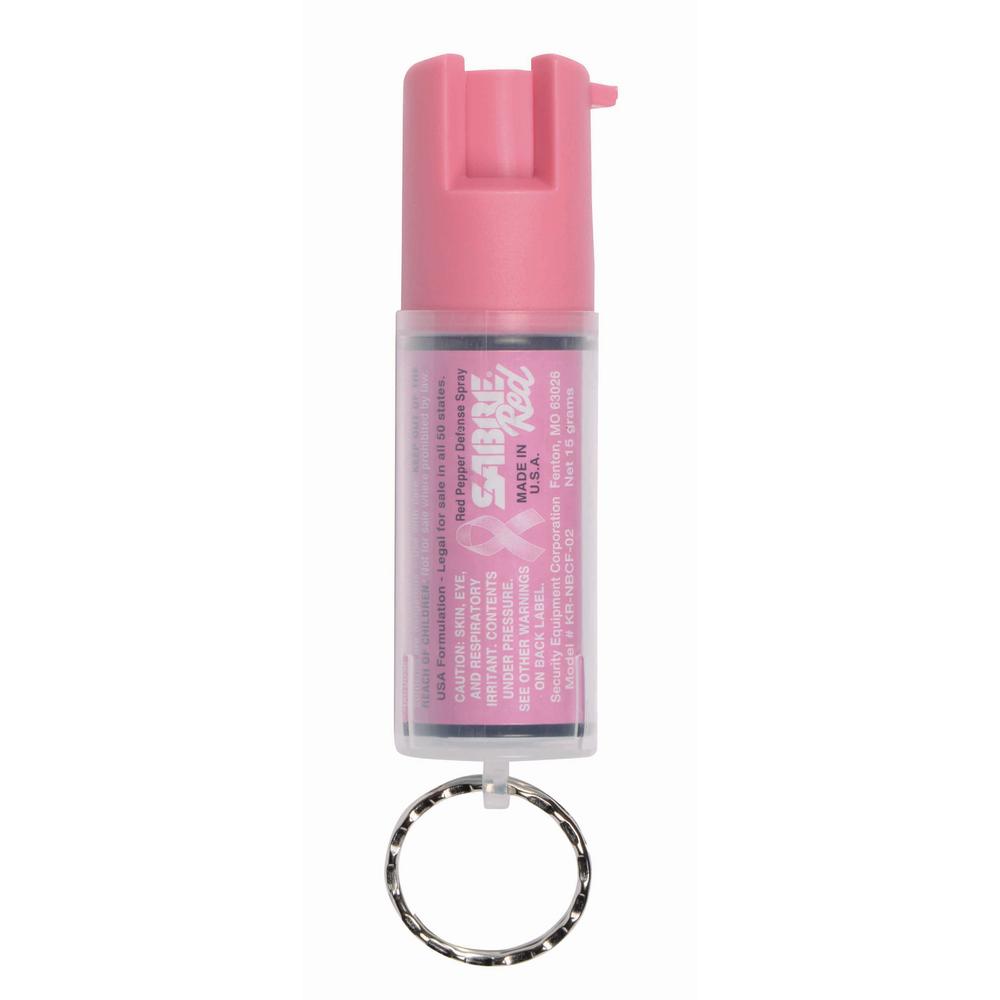 Sabre Pink Key Ring Pepper Spray by Sabre