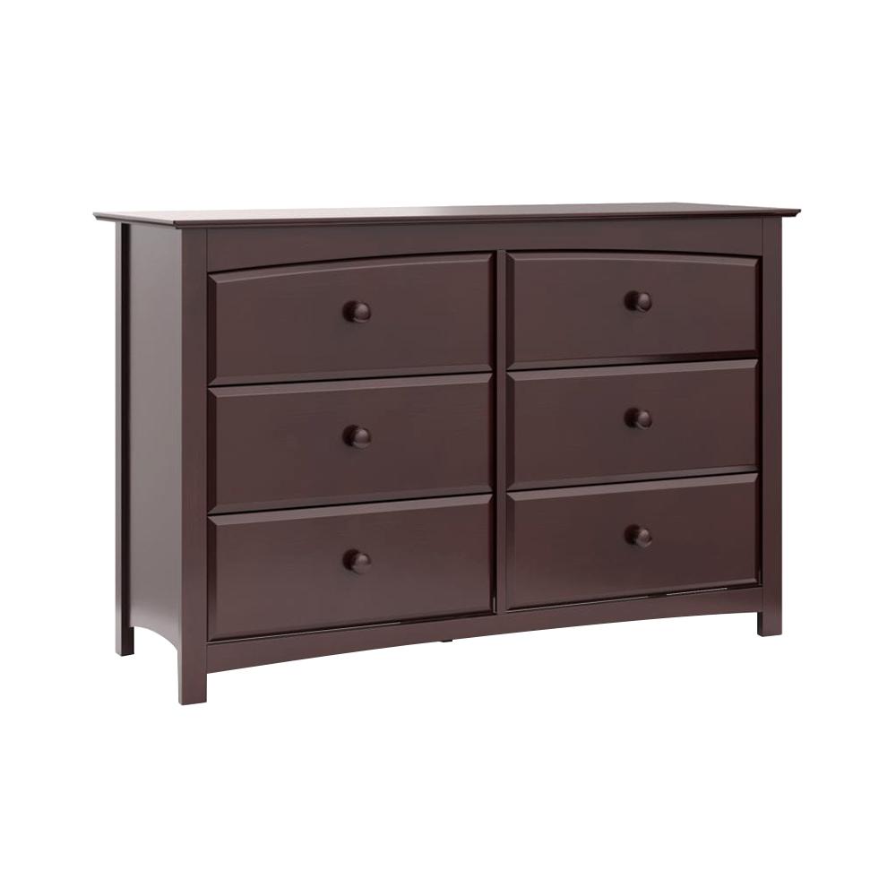 Storkcraft Kenton 6 Drawer Universal Dresser Espresso